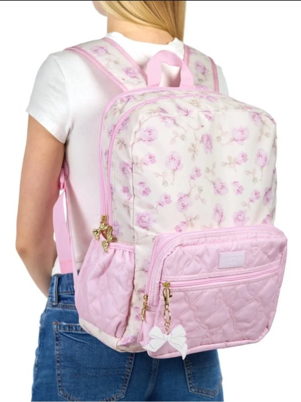 LoveShackfancy x Target Yoobi Ribbon Rosa Backpack Sterling Dusk